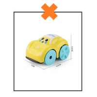 Badspeelgoed auto blauw